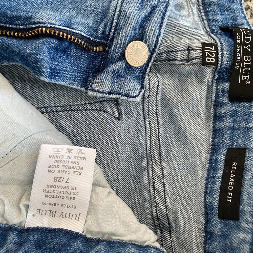 Judy Blues Jeans Size 7/28 Relaxed Fit Medium Wash JB88262 - Picture 4 of 4